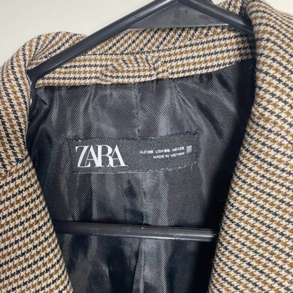 Zara Houndstooth Blazer - Picture 2 of 4